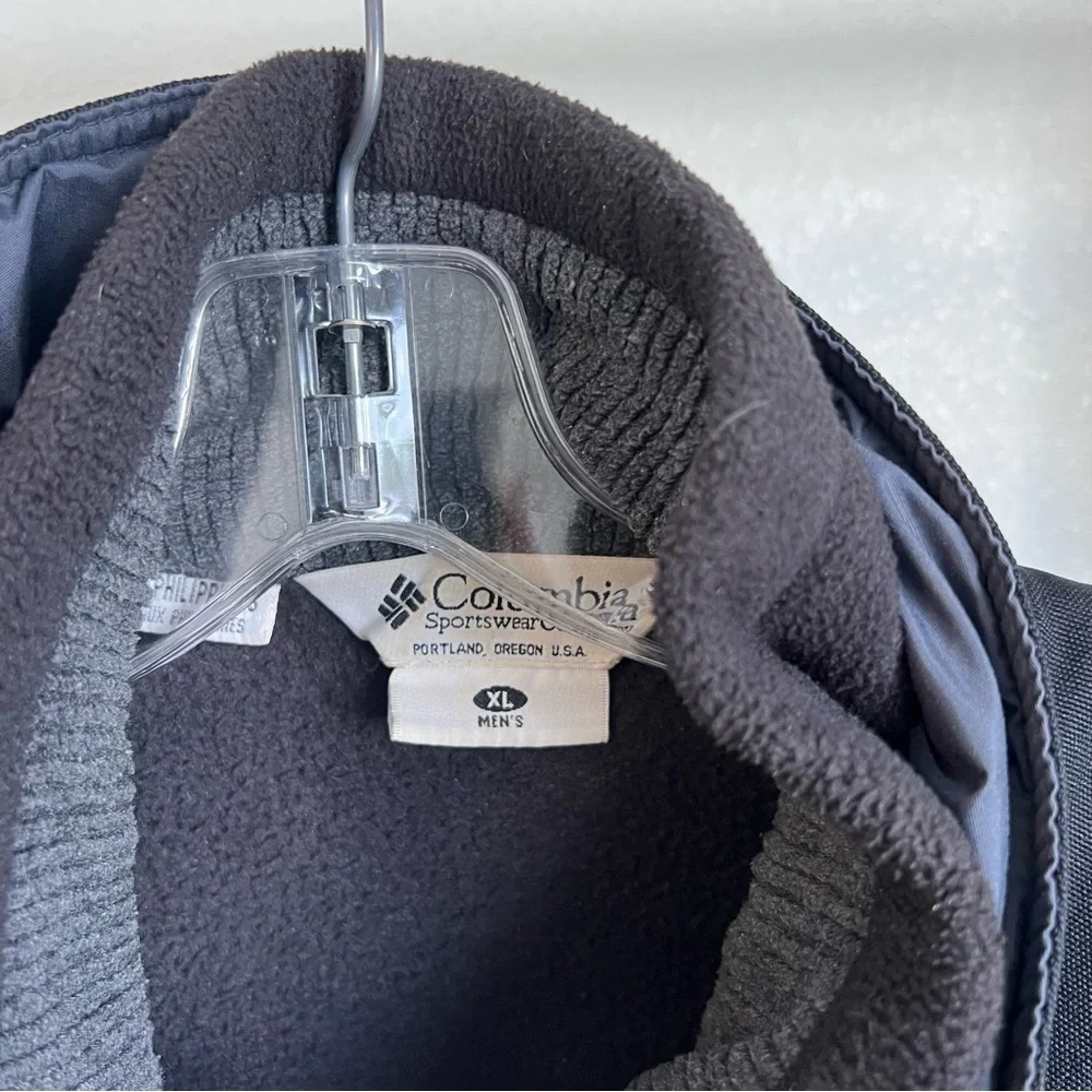 Columbia Bugaboo Size XL Blue Black Winter Jacket Coat